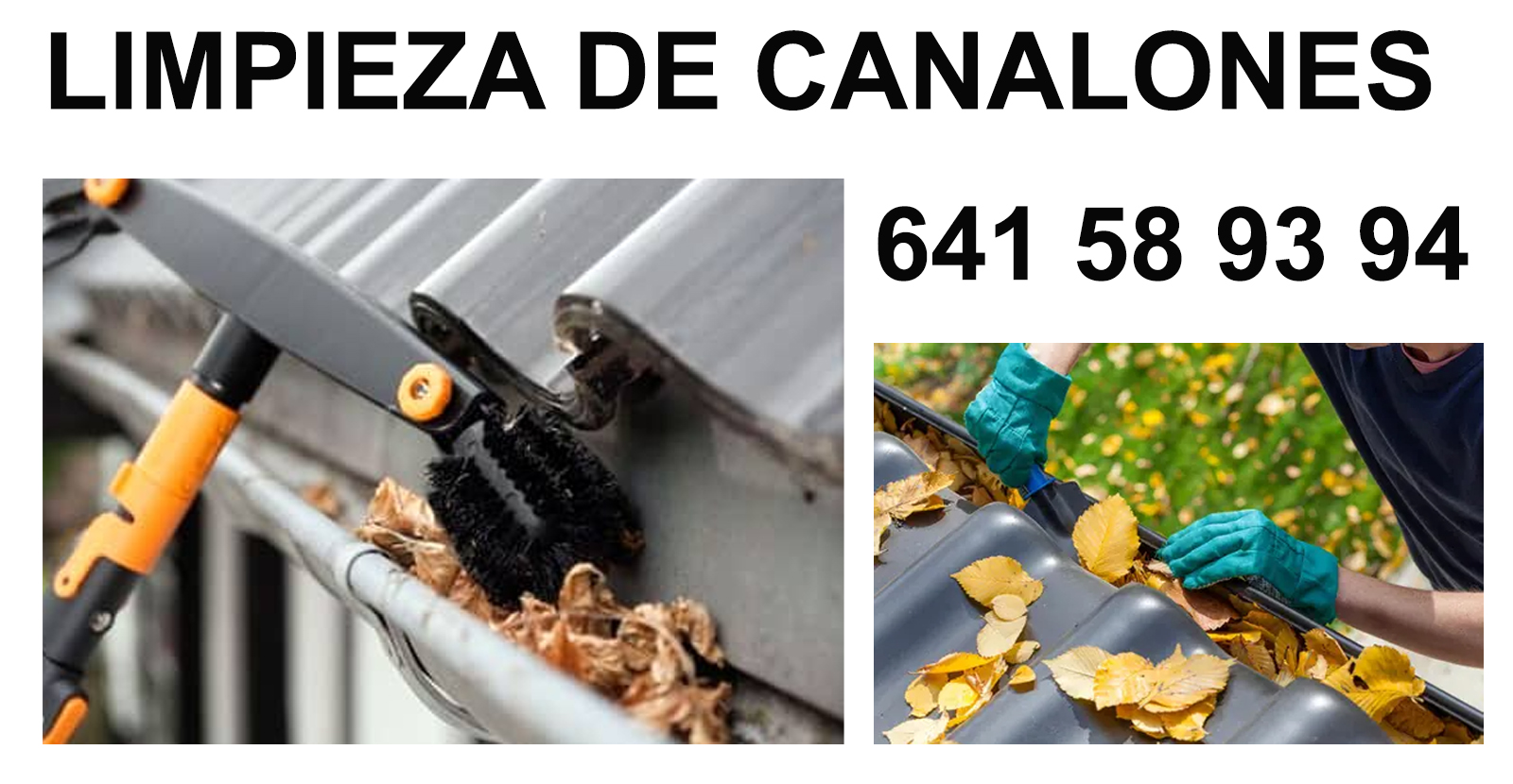 Servicios de limpieza de canalones baratos en Caleruega