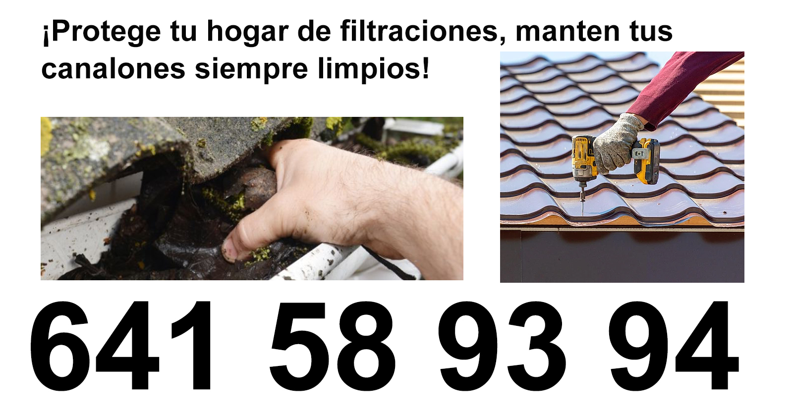 Limpieza de canalones urgentes en Caleruega